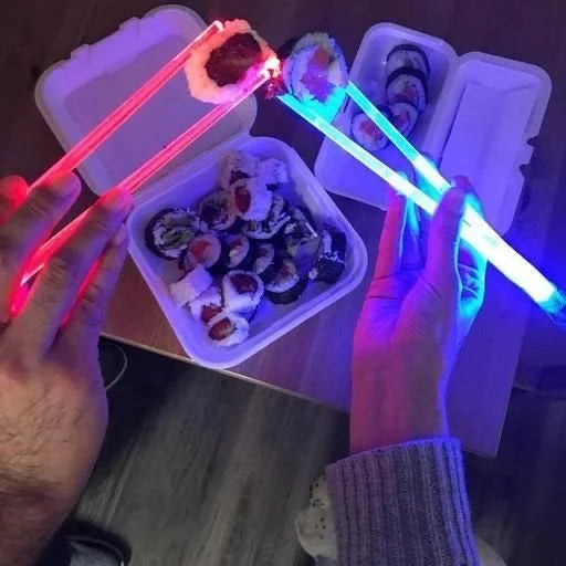 Food-safe plastic LED Glowing Chopsticks